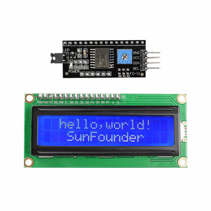 Picture of SunFounder IIC/I2C/TWI LCD1602 Display Module Compatible with Arduino and Raspberry Pi