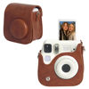 Picture of CAIYOULE Camera Case for Fujifilm Instax Mini SE/7+/7s/7c Instant Film Camera Protective Bag with Adjustable Shoulder Straps，No Camera，Brown
