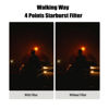 Picture of Walking Way 43mm Star Filter Set - 4, 6, 8 Points Long Line Starburst Filters, Starlight Effect Filters with Filter Pouch for Festivals, Nightscapes, and Creative Photography