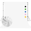 Picture of White Photography Backdrop for Photoshoot,Photo Backdrop Curtain,Perfect White Background for Party Portrait Photoshoots Video Studio 8FTx10FT