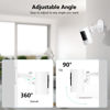 Picture of 2Pack Security Wall Mount for Ring Stick Up Cam Battery/Plug-in 3rd Gen/Stick Up Camera Pro Battery/Ring Indoor Cam(1st Gen), Adjustable Ring Outdoor Indoor Camera Mount with Two Installation Ways