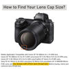 Picture of 2 Pack 67mm Front Lens Cap Cover and 2Pcs Lens Cap Keeper Cord, Fit for Canon EF-S 18-135mm f3.5-5.6, RF 24-105mm f4-7.1/ FE 85mm f1.8/Sigma 16mm f1.4 DC DN Lens and Other All 67mm Filter Thread