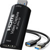 Picture of AMZHRLY 4K HDMI to USB 3.0 Video Capture Card 1080P 60FPS Cam Link Card Game Capture Card Adapter Screen Record Capture Device for Streaming, Gaming, Video Conference, Teaching, Live Broadcasting