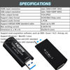 Picture of AMZHRLY 4K HDMI to USB 3.0 Video Capture Card 1080P 60FPS Cam Link Card Game Capture Card Adapter Screen Record Capture Device for Streaming, Gaming, Video Conference, Teaching, Live Broadcasting