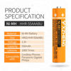 Picture of YXZHENG AAA Battery 8PCS 1.2V 550mAh Rechargeable NI-MH HHR-55AAABU Compatible with Panasonic Cordless Wireless Phone Telephone Handset DECT 6.0