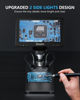 Picture of Dcorn 7'' Digital Microscope 1200X, 12MP 1080P Photo/Video Microscope for Adults Soldering Coins,Metal Stand,Wired Remote,10 LED Fill Lights,PC View,Windows/Mac - Black