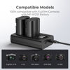Picture of K&F Concept NP-W235 Battery Charger with Dual-Slot and LCD Screen, Micro USB and Type-C Charger for Fujifilm X-T5, X-T4, GFX 100S, X-H2S, GFX 50S II, VG-XT4