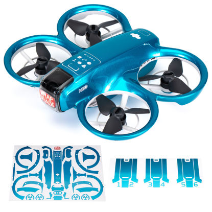 Picture of WRAPGRADE Skin Sticker Compatible with DJI NEO Full Wrap (Caribbean Blue)