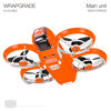 Picture of WRAPGRADE Skin Sticker Compatible with DJI NEO Full Wrap (Neon Orange)