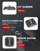 Picture of IFOOTAGE Quick Release Plate of Q38,Square Arca Swiss 38mm Mount,Aluminum Alloy, Compatible with SLR,VCR,Mirrorless Cameras,Cell Phone Clips