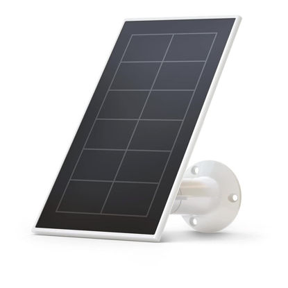 Picture of Arlo Essential Solar Panel Charger - Arlo Certified Accessory - Weather Resistant, 8 ft Power Cable, Adjustable Mount, Only Works with Arlo Essential and Essential XL Cameras, White - VMA3600