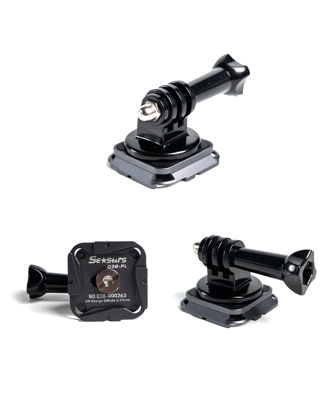 Picture of IFOOTAGE Action Camera Quick Release Set,Aluminium Alloy and PC,1/4" Screw Top Plate,Compatible with 38mm Acra Mount,Q38 SP