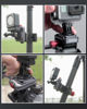 Picture of IFOOTAGE Action Camera Quick Release Set,Aluminium Alloy and PC,1/4" Screw Top Plate,Compatible with 38mm Acra Mount,Q38 SP