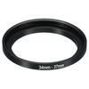 Picture of PATIKIL 34mm-37mm Metal Step Up Ring, Camera Lens Filter Adapter Ring Aluminum Filter Adapter Ring for Camera Lenses Hood, Black