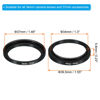 Picture of PATIKIL 34mm-37mm Metal Step Up Ring, Camera Lens Filter Adapter Ring Aluminum Filter Adapter Ring for Camera Lenses Hood, Black