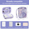 Picture of Fintie Protective Case for Canon Ivy Mini/Canon Ivy 2 Mini/Ivy CLIQ/Ivy CLIQ+/ Ivy CLIQ2/ Ivy CLIQ+2 Instant Camera Photo Printer - Shockproof Hard Shell Carrying Case, Lilac Marble