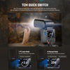 Picture of NEEWER Z880-N 2.4G i-TTL Camera Flash Speedlite for Nikon, Upgraded UI, Adjustable Modeling Lamp, TTL/M Quick Switch TCM Key, 76Ws Speedlight 1/8000s HSS 7.4V/2600mAh Battery 480 Full Power Flash