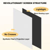 Picture of Foldable 100-inch Projector Screen,XINLEMY 4k 16:9 Anti-Crease Portable Washable Projector Backing Black Absorbs Light Movies Screens for Home Theater Backyard Indoor and Outdoor Camping