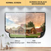 Picture of Foldable 100-inch Projector Screen,XINLEMY 4k 16:9 Anti-Crease Portable Washable Projector Backing Black Absorbs Light Movies Screens for Home Theater Backyard Indoor and Outdoor Camping