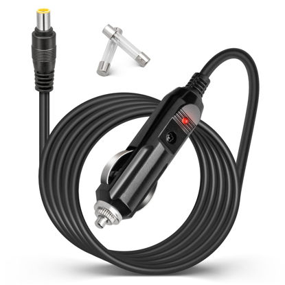 Picture of Anina DC 8 mm Car Charging Cable for BLUETTI EB3A EB70 EB70S Portable Power Station DC 7.9 x 5.5mm Cigarette Lighter Adapter Power Supply Cord DC 12V Car Charger Cord