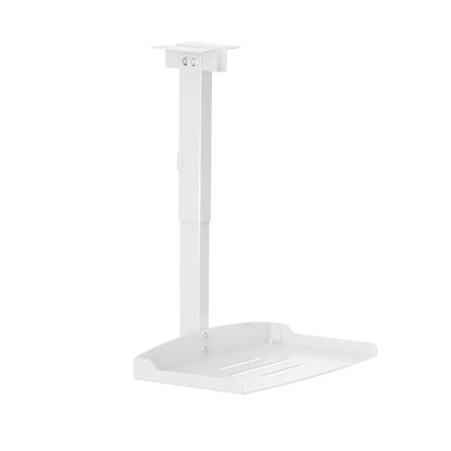 Picture of WALI Projector Ceiling Mount Tray，Projector Wall Mount Holds up to 22lbs，Height Adjustable Universal Projector Mount 22.76-30.24 inches, No Hole Installation, Hidden Cable Routing, White (PM-005-W)