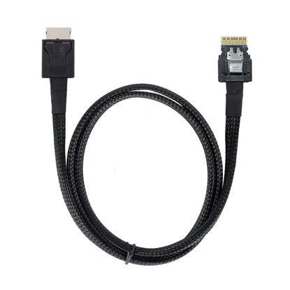 Picture of cablecc OcuLink PCIe PCI-Express SFF-8611 4i to SFF-8654 Slimline SSD Data Active Cable 50cm