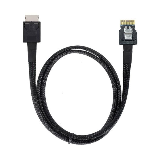 Picture of cablecc OcuLink PCIe PCI-Express SFF-8611 4i to SFF-8654 Slimline SSD Data Active Cable 50cm