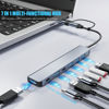 Picture of 【Upgrade】 USB C/USB Hub, BERLAT Aluminum 7 in 1 USB C & USB Hub with USB 3.0, USB 2.0 Ports for PC/Laptops/MacBook Pro/Air/iMac/iPad and More Devices