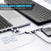Picture of 【Upgrade】 USB C/USB Hub, BERLAT Aluminum 7 in 1 USB C & USB Hub with USB 3.0, USB 2.0 Ports for PC/Laptops/MacBook Pro/Air/iMac/iPad and More Devices