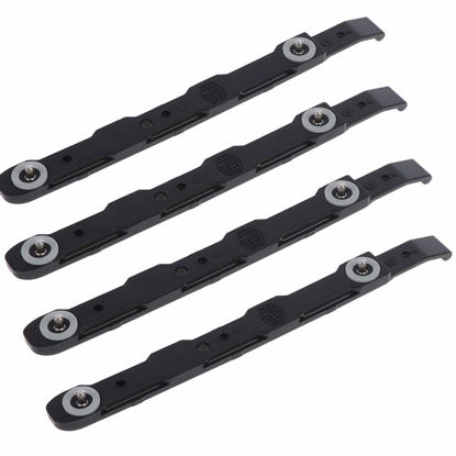 Picture of Eshylala 4 Pack Chassis Hard Drive Mounting Plastic Rails,Black
