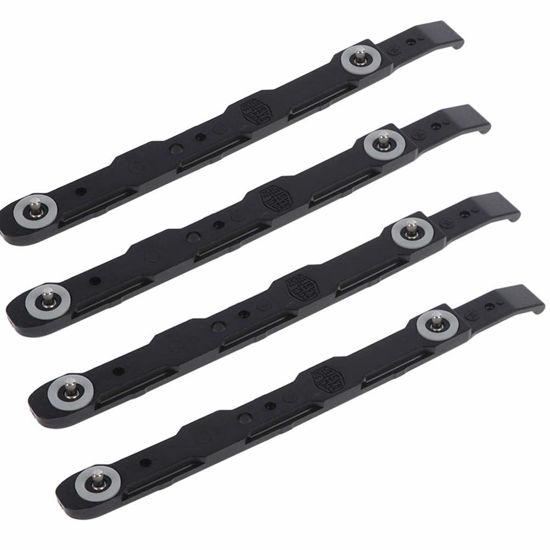 Picture of Eshylala 4 Pack Chassis Hard Drive Mounting Plastic Rails,Black