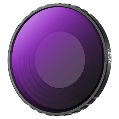Picture of K&F Concept ND32 (5 Stop) Lens Filter for DJI Osmo Action 5 Pro/Osmo Action 4, 28 Multi-Coated Neutral Density Light Reduction Filter, Optical Glass/Aluminum Alloy Frame