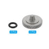 Picture of PATIKIL Camera Shutter Button, 3 Pack Soft Shutter Release Button Pure Copper Camera Button Knurled Suitable for Nikon for Fujifilm for Leica DSLR/SLR Camera, Gray