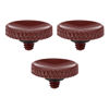 Picture of PATIKIL Camera Shutter Button, 3 Pack Soft Shutter Release Button Pure Copper Camera Button Knurled Suitable for Nikon for Fujifilm for Leica DSLR/SLR Camera, Dark Red