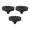 Picture of PATIKIL Camera Shutter Button, 3 Pack Soft Shutter Release Button Pure Copper Camera Button Knurled Suitable for Nikon for Fujifilm for Leica DSLR/SLR Camera, Matte Black