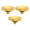 Picture of PATIKIL Camera Shutter Button, 3 Pack Soft Shutter Release Button Pure Copper Camera Button Knurled Suitable for Nikon for Fujifilm for Leica DSLR/SLR Camera, Golden