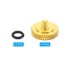Picture of PATIKIL Camera Shutter Button, 3 Pack Soft Shutter Release Button Pure Copper Camera Button Knurled Suitable for Nikon for Fujifilm for Leica DSLR/SLR Camera, Golden