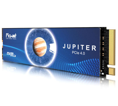 Picture of Fikwot FX991 M.2 SSD 1TB NVMe SSD M2 2280 PCIe Gen 4x4, Read Up to 7100MB/s, Internal Solid State Drive for PS5 Laptop Desktop 3D QLC NAND