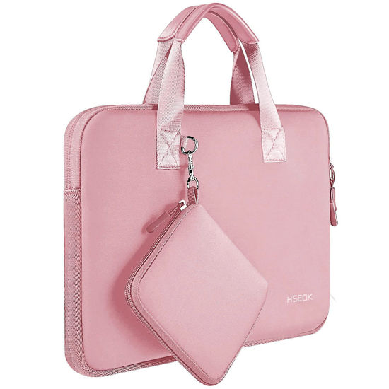 Picture of Hseok Elastic Laptop Case 12.9 13 inch Sleeve Handbag with Small Case for 13 inch MacBook Air/Pro M2/M1, 12.9" iPad Pro 6th/5th/4th/3rd Gen, XPS13 and More 12.9-13 inch NoteBooks - P02K01