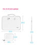Picture of Hseok Elastic Laptop Case 12.9 13 inch Sleeve Handbag with Small Case for 13 inch MacBook Air/Pro M2/M1, 12.9" iPad Pro 6th/5th/4th/3rd Gen, XPS13 and More 12.9-13 inch NoteBooks - P02K01
