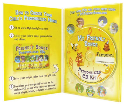 Picture of Friendly Songs Personalized Music Box CD Sings Your Child's Name