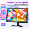 Picture of JaiHo 10.1 Inch Small IPS Monitor 1920×1200 Resolution 60Hz HD Display Screen, 16:10 Portable Security Monitor with Built-in Speaker, HDMI Monitor for Gaming CCTV Security Camera Raspberry Pi PC