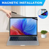 Picture of JEAPKA Magnetic Laptop Privacy Screen Filter 14 inch for 16:9 Widescreen Computer Monitor, Removable Anti Blue Light Privacy Shield, Anti-Glare Protector