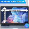 Picture of JEAPKA Magnetic Laptop Privacy Screen Filter 14 inch for 16:9 Widescreen Computer Monitor, Removable Anti Blue Light Privacy Shield, Anti-Glare Protector