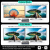 Picture of Dual Monitor KVM Switch 2 Port 8K@60Hz 4K@144Hz HDMI+DP USB 3.0 Switch Extended Display 2 Monitors 2 Computers with USB 3.0 Cables Wired Controller