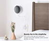 Picture of Mount Plus SB-58W Wall Ceiling Cabinet Mount Holder Stand Clip Make for Google Nest Home Mini Gen 1, Gen 2, Round Speaker Accessories (1 Pack White)