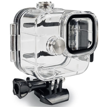Picture of FitStill Waterproof Case for Go Pro Hero 11 Balck Mini Action Camera,60M/196FT Diving Protective Housing Shell for Hero 11 Black Mini Underwater Dive Case Shell with Mount Accessories Kit