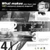 Picture of FitStill Waterproof Case for Go Pro Hero 11 Balck Mini Action Camera,60M/196FT Diving Protective Housing Shell for Hero 11 Black Mini Underwater Dive Case Shell with Mount Accessories Kit
