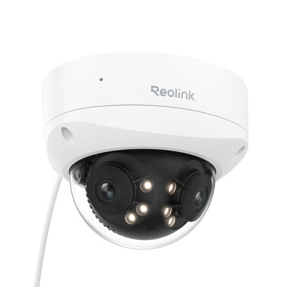 Picture of REOLINK Duo 3V PoE, 16MP UHD Dual-Lens PoE Security Camera with 180° Panoramic, Motion Track, Color Night Vision, Smart Detection, 2 Way Talk, IK10 Vandal-Proof, IP67 Weatherproof, No PT Supported