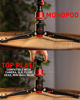 Picture of IFOOTAGE Cobra 3 Base,10" Desktop Tripod,Mini Tripod Base,Small Tripod Camera for Monopod,Monitor,Phone Holder Clip,Mini Ball Head,LED Flash,1/4"&3/8" Automatic Switching Screw,Load up to 17.64lb/8kg